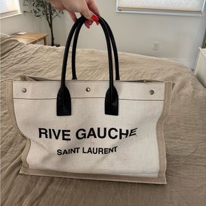 Saint Laurent rive gauche tote bag